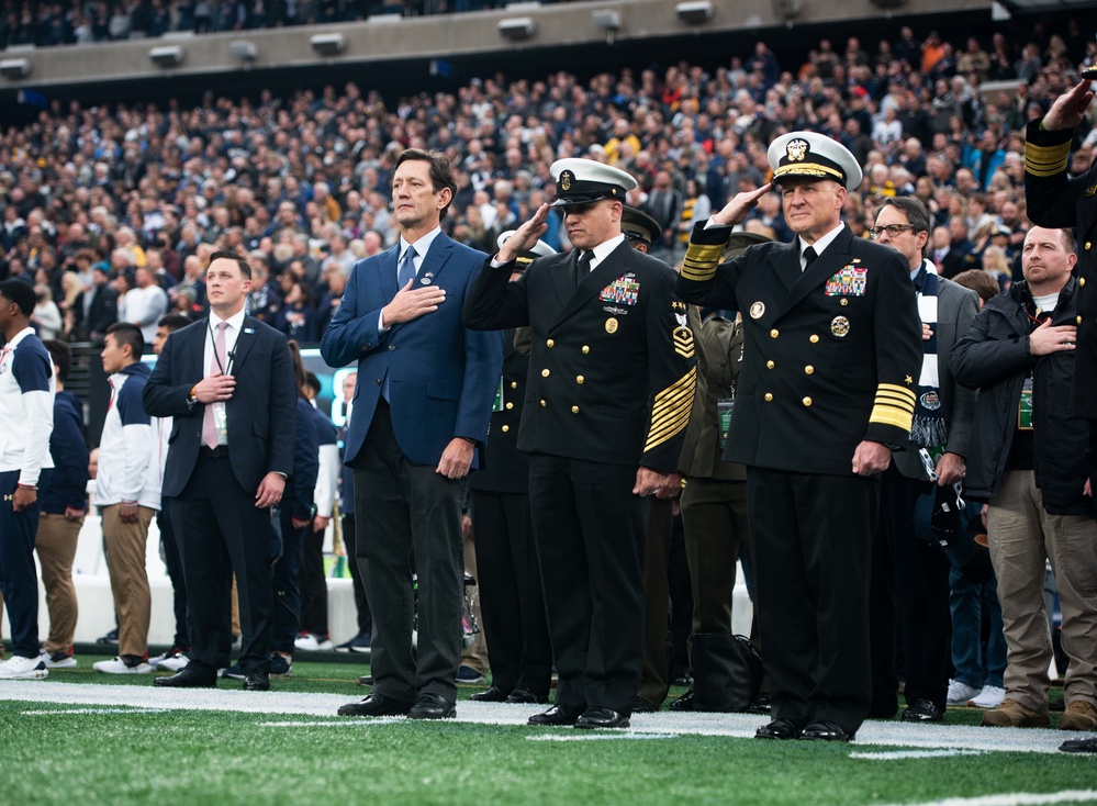 MCPON Russell Smith attends 122nd Army-Navy Game