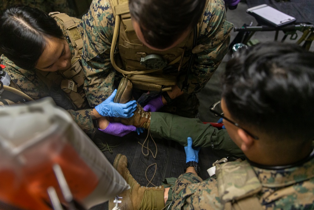 Shock Trauma Platoon at MEUEX