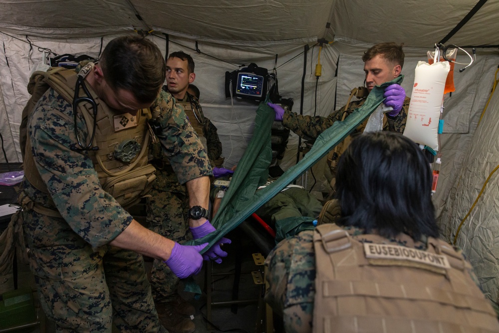 Shock Trauma Platoon at MEUEX