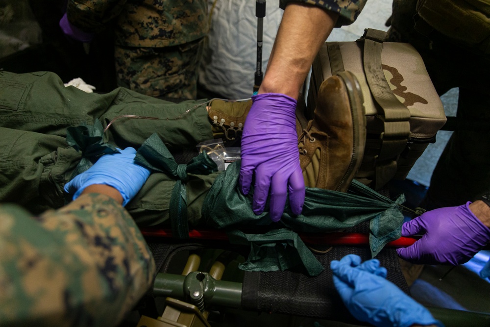 Shock Trauma Platoon at MEUEX