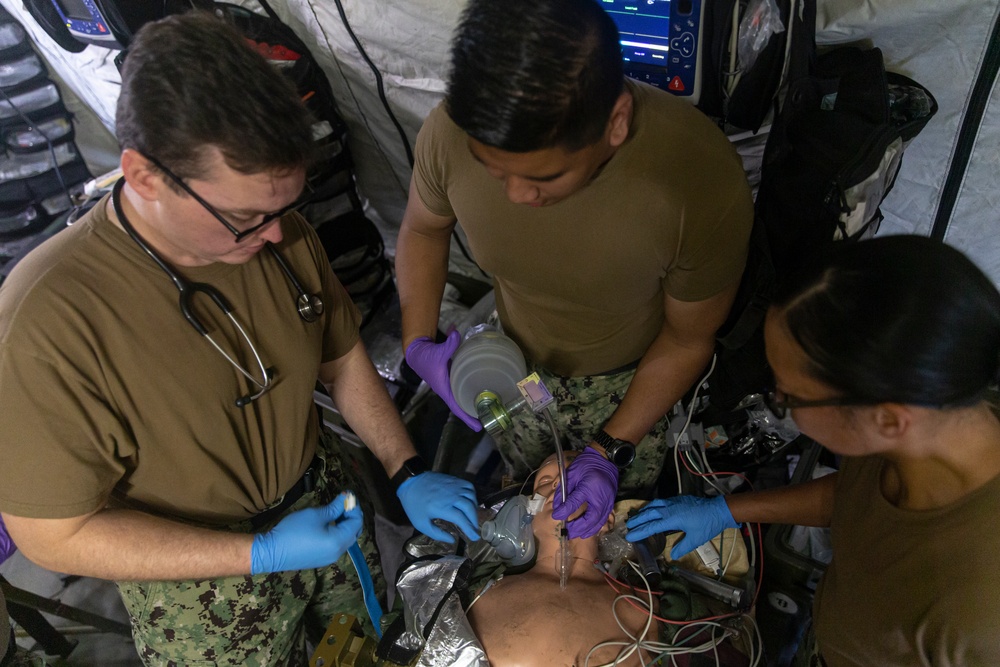 Shock Trauma Platoon at MEUEX