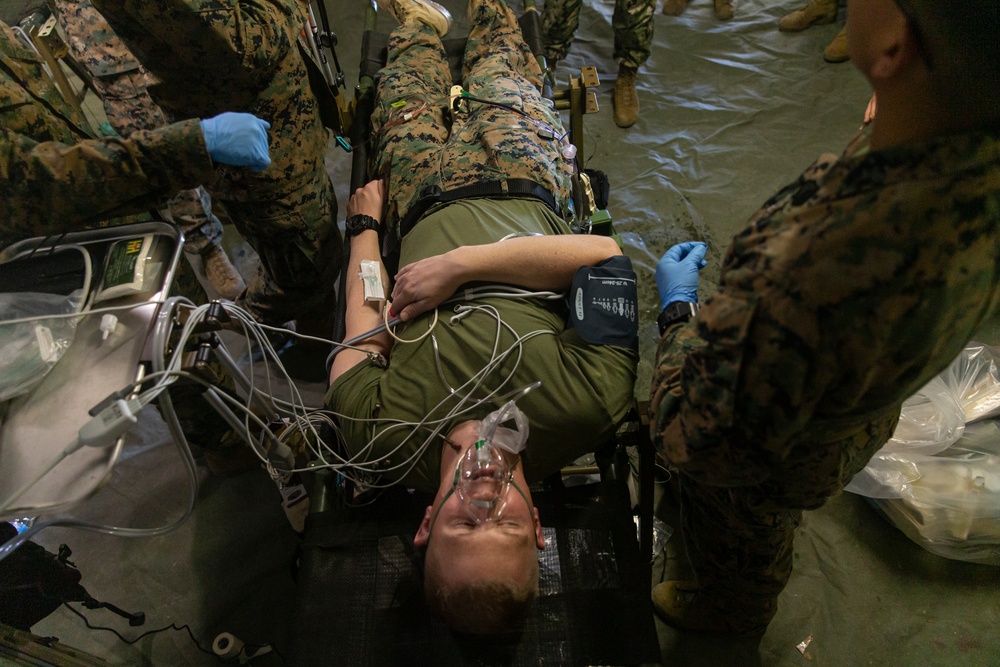 Shock Trauma Platoon at MEUEX