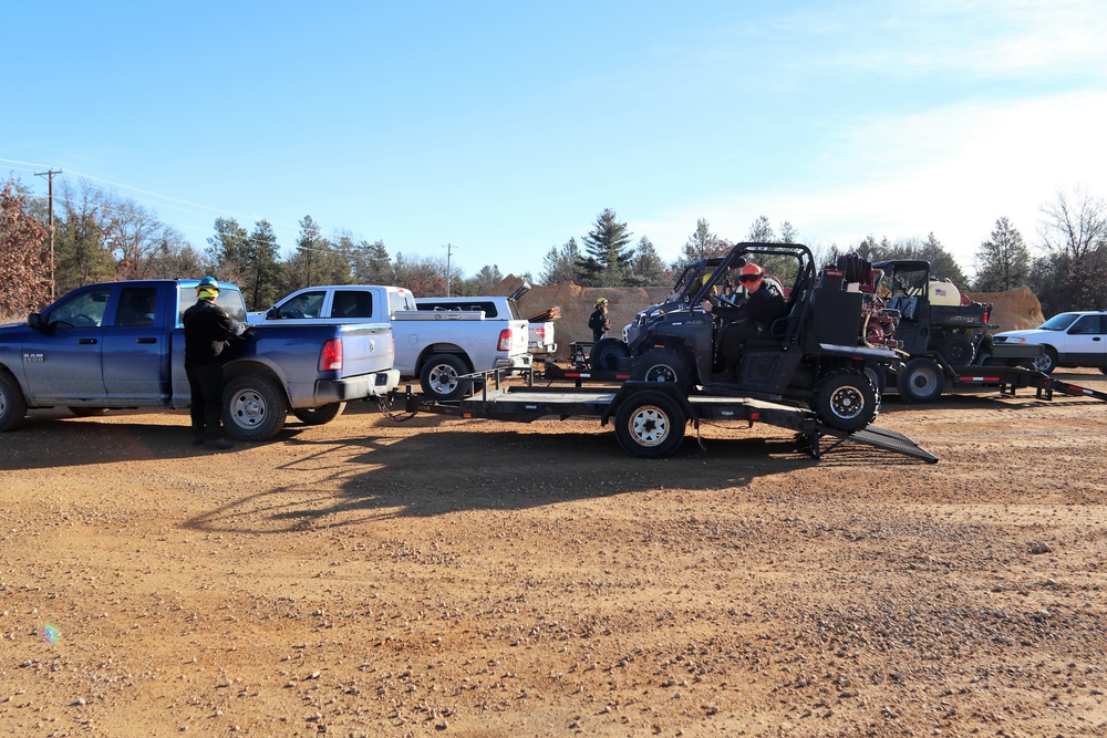 Rare December prescribed burn covers 500-plus acres at Fort McCoy