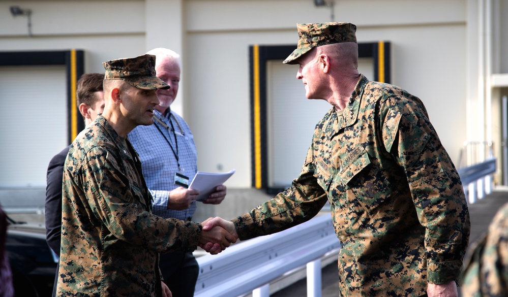 Deputy Commandant for Installations and Logistics visits Marine Corps Base Camp Butler