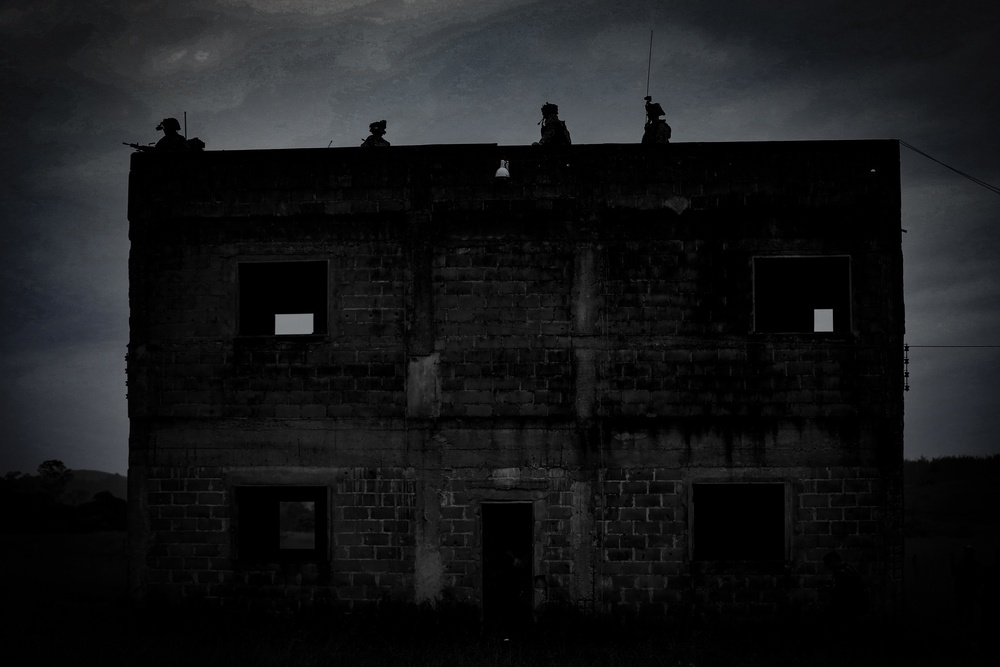 Rakkasans conduct room clearance  training during Southern Vanguard 22