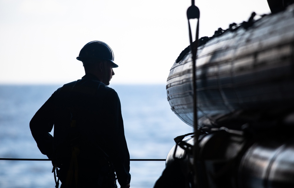 USS Tulsa Boat Operations