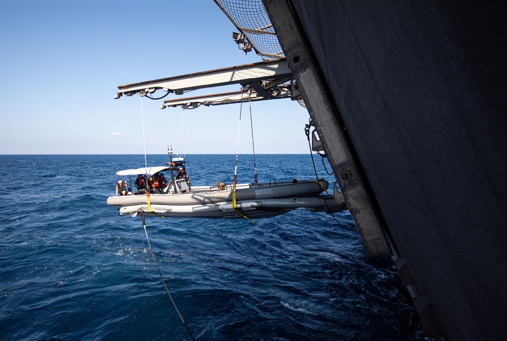 USS Tulsa Boat Operations