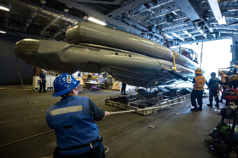 USS Tulsa Boat Operations