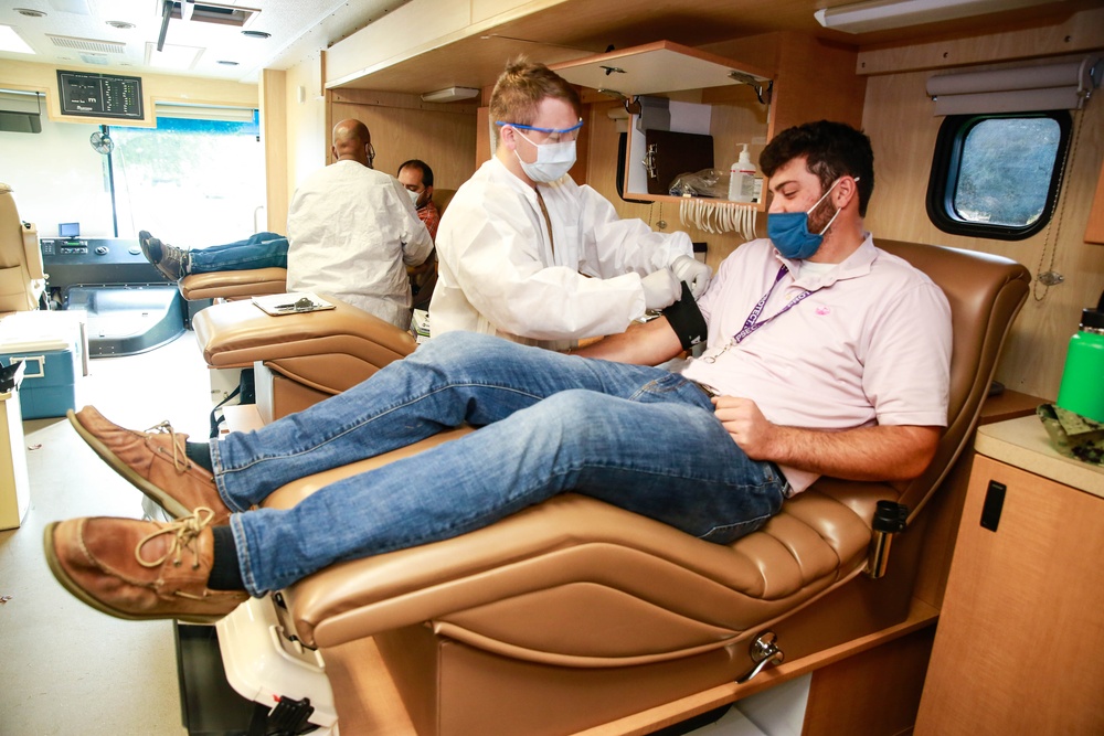 Blood Connects Us All: Norfolk Naval Shipyard Continues the Fight on Emergency Blood Shortage