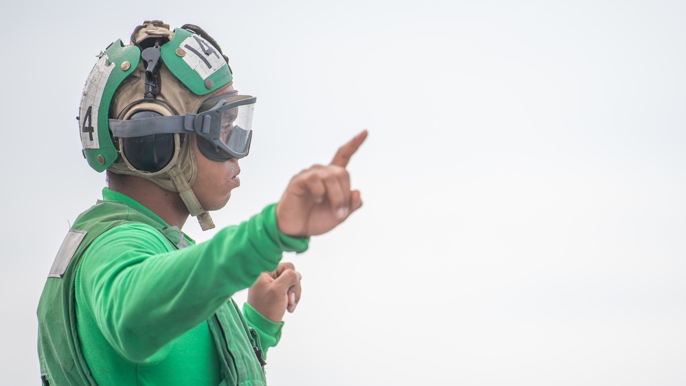 USS Charleston Sailors Conduct Flight Operations