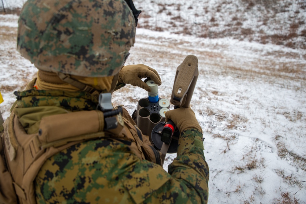 Fort McCoy Cold Weather M32 Grenade Launcher Range