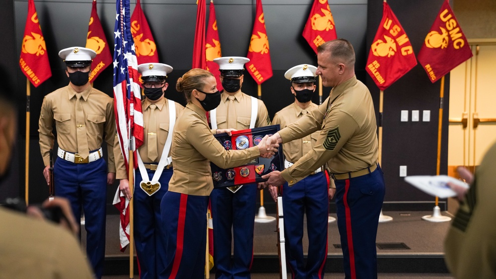 4th Marine Corps District Change of Command Ceremony