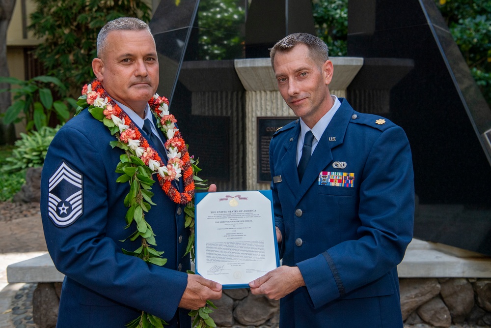 Chief Master Sergeant George Silva Retires After 32 Years of Dedicated Service