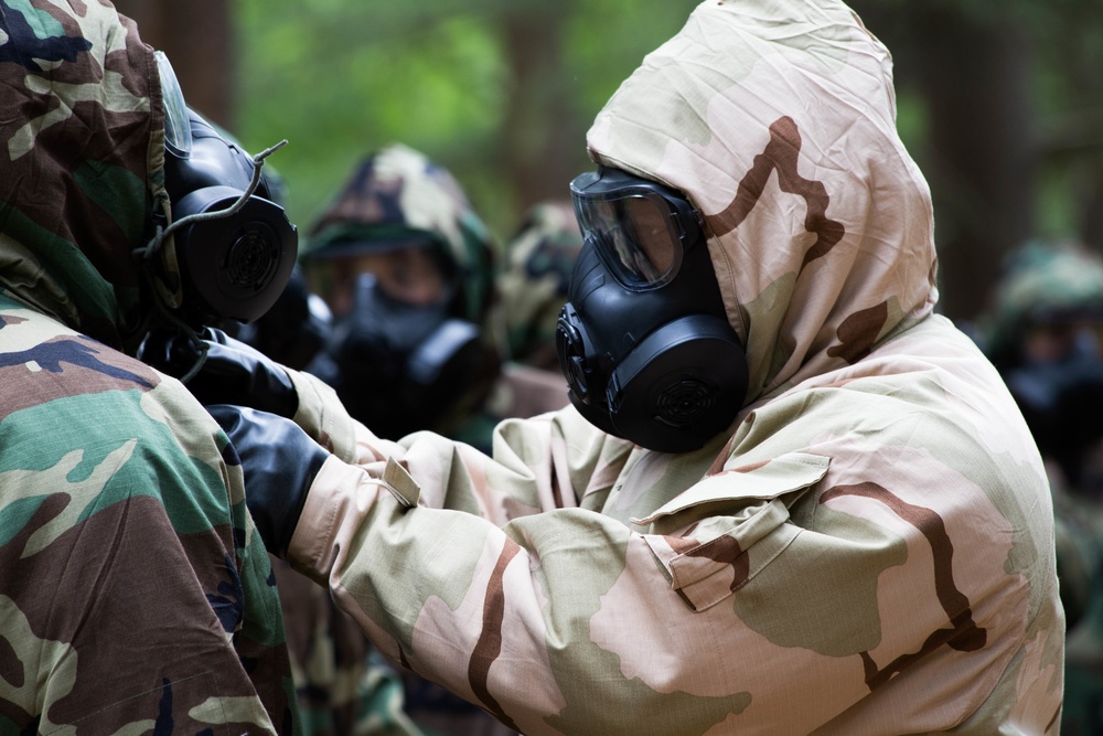 DVIDS - Images - Members of 1/25 Marines conduct a buddy check before ...