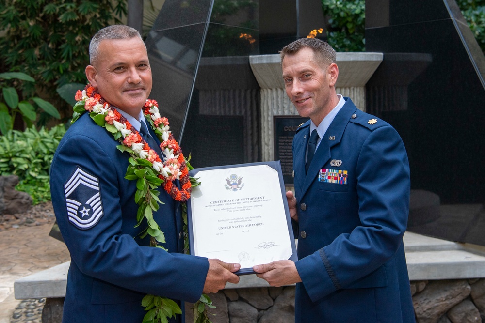 Chief Master Sergeant George Silva Retires After 32 Years of Dedicated Service