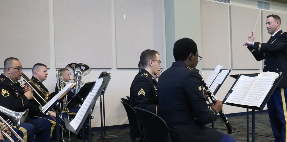 116th Army Band plays for the National Guard birthday