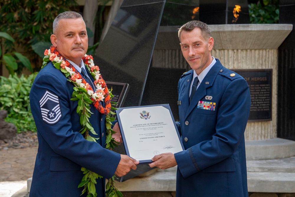 Chief Master Sergeant George Silva Retires After 32 Years of Dedicated Service