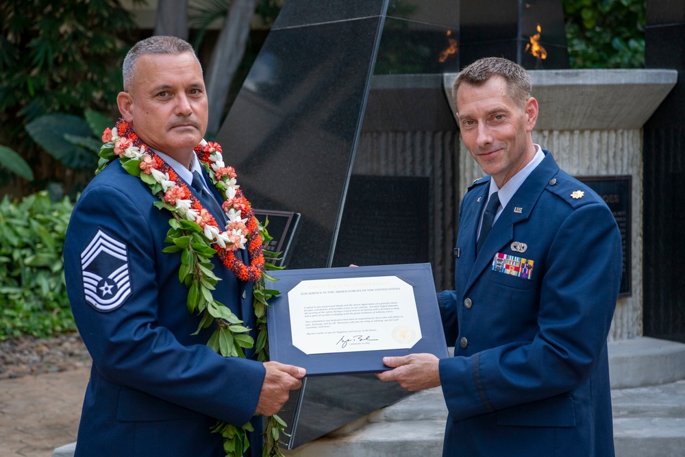 Chief Master Sergeant George Silva Retires After 32 Years of Dedicated Service