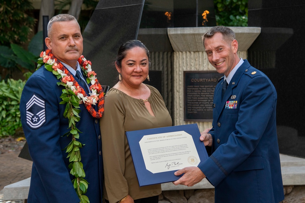 Chief Master Sergeant George Silva Retires After 32 Years of Dedicated Service