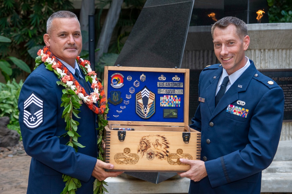 Chief Master Sergeant George Silva Retires After 32 Years of Dedicated Service