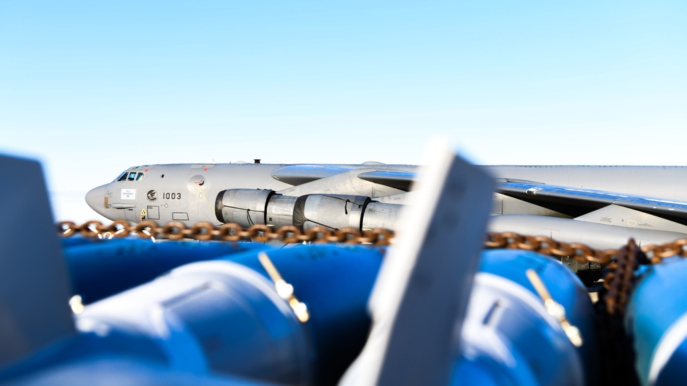 Loading Bombs onto a B-52H Stratofortress
