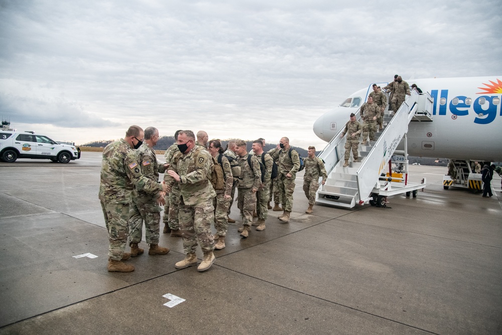 W.Va. Army National Guard's 111th Engineer Brigade Returns Home After Middle East Deployment