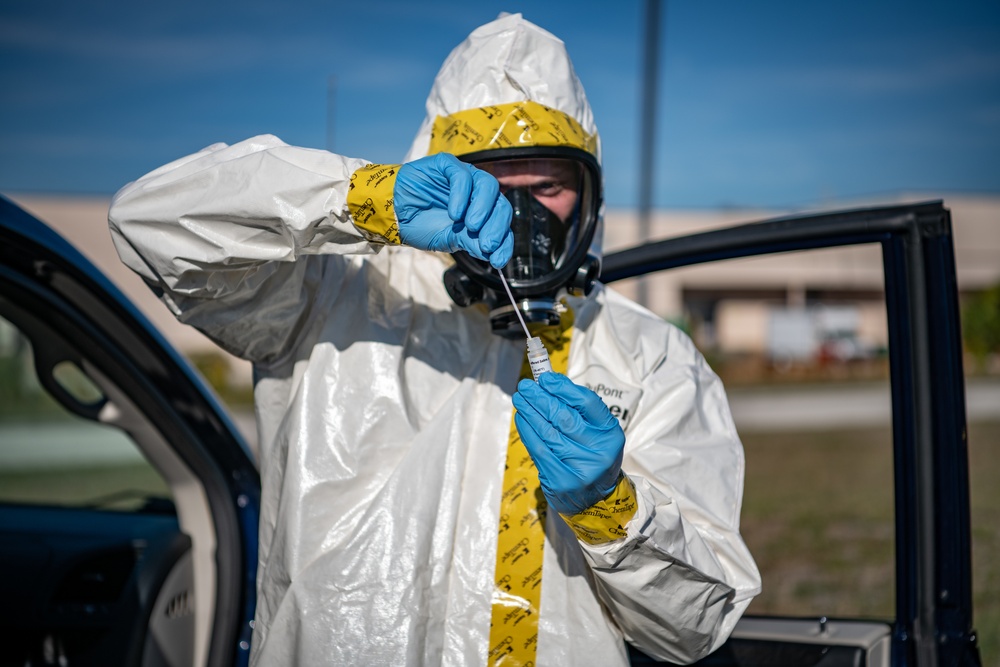 45th Medical Group Holds CBRN Response Exercise