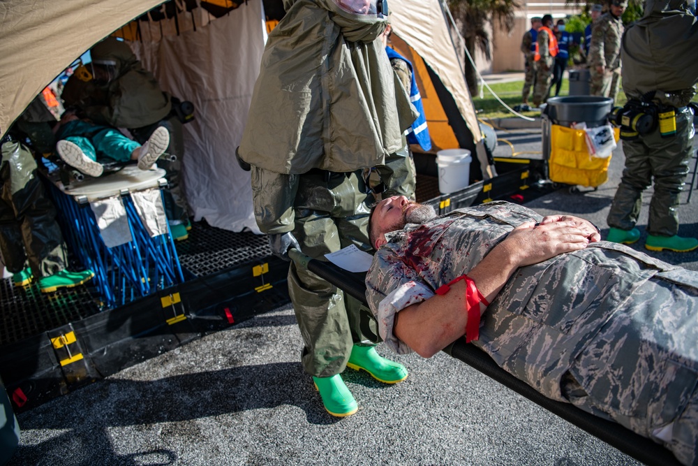 45th Medical Group Holds CBRN Response Exercise