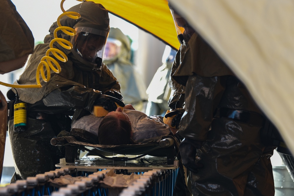 45th Medical Group Holds CBRN Response Exercise