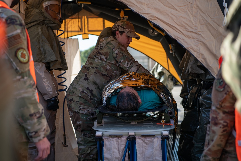 45th Medical Group Holds CBRN Response Exercise