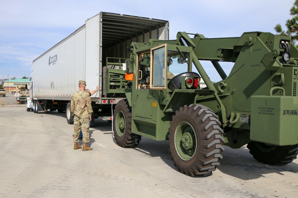 Maintain Battalion cleans up and turns in brigade excess to support modernization