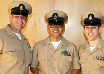 Three NUWC Division Newport Sailors promoted to chief petty officer