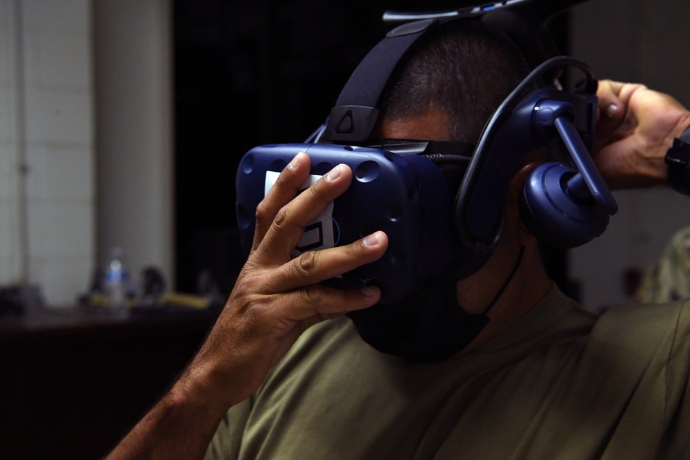 195th Wing spearheads VR training for Air Guard security forces