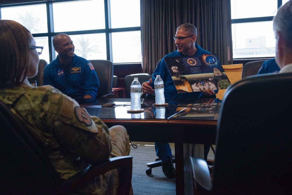 Crew-1 Astronauts visit Patrick Space Force Base and Cape Canaveral Space Force Station