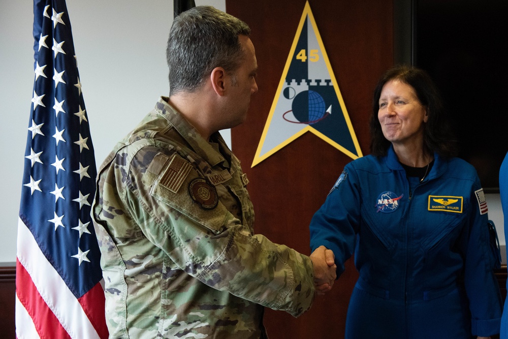 Crew-1 Astronauts visit Patrick Space Force Base and Cape Canaveral Space Force Station