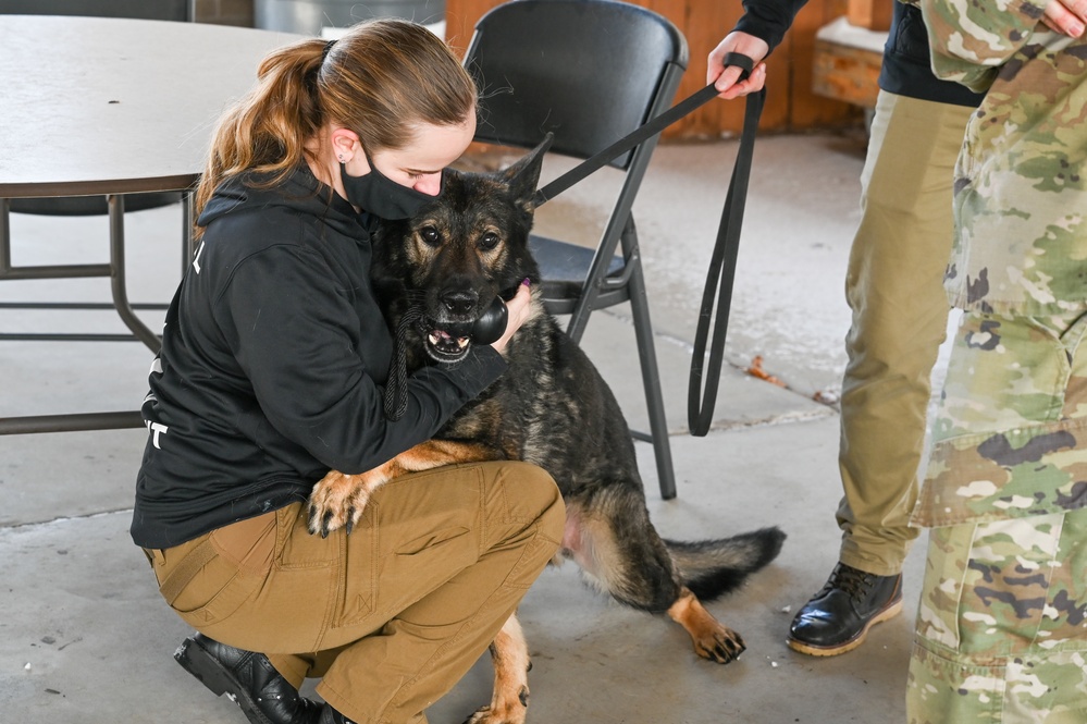 75th SFS hold retirement celebration for two MWDs