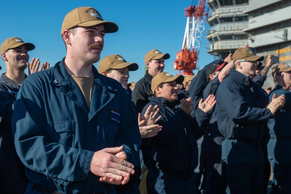 USS Ronald Reagan (CVN 76) Frocking