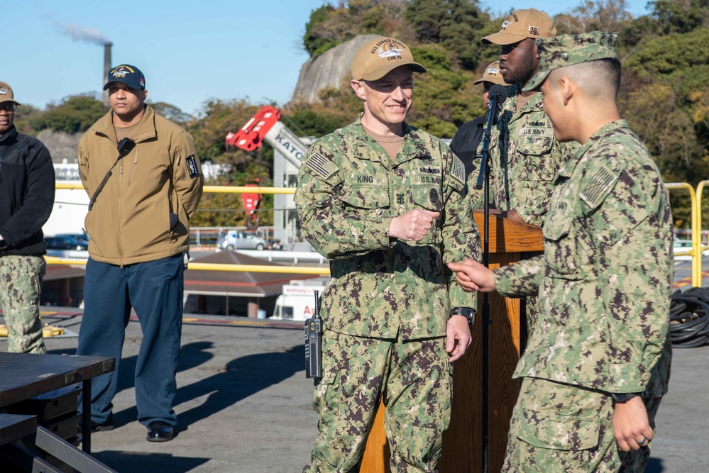 USS Ronald Reagan (CVN 76) Frocking