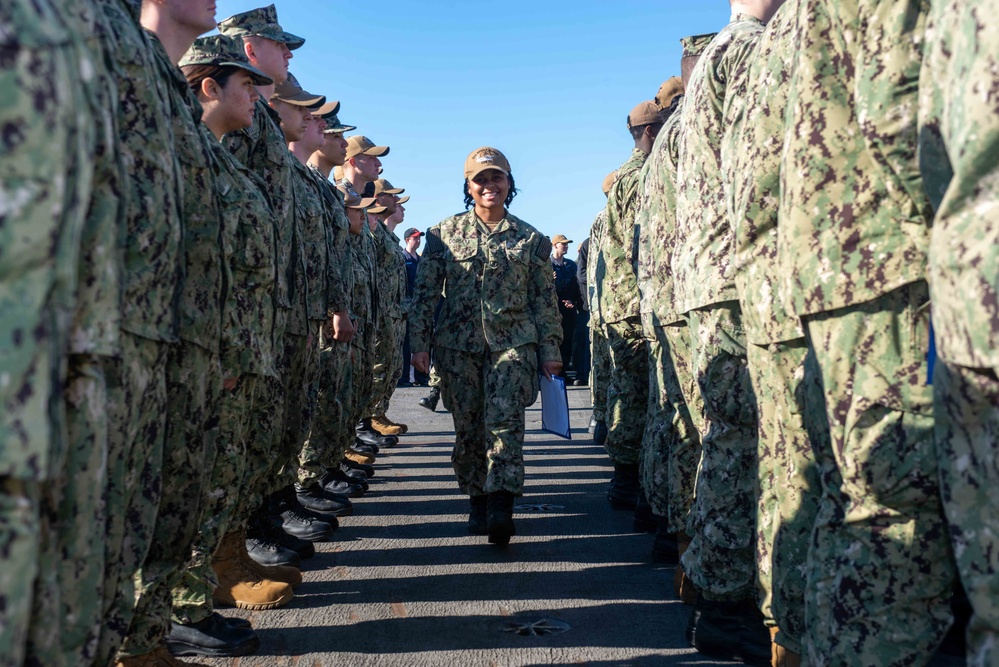 USS Ronald Reagan (CVN 76) Frocking
