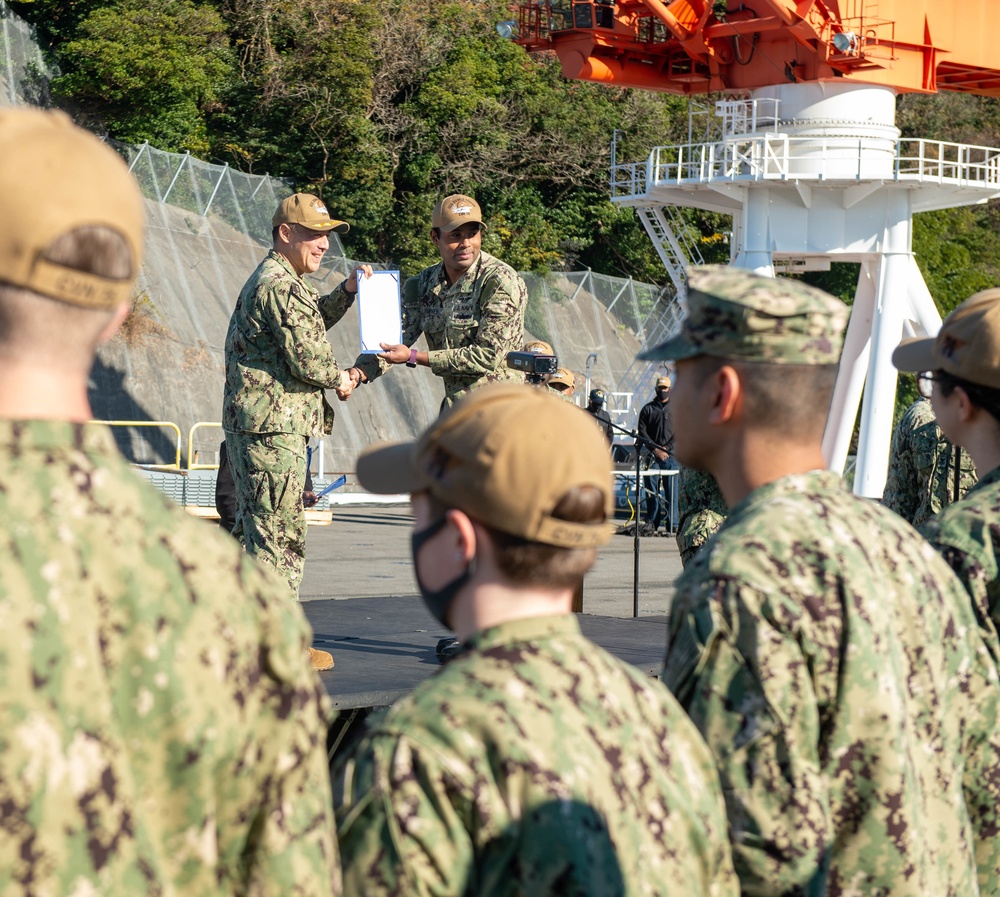 USS Ronald Reagan (CVN 76) Frocking Ceremony