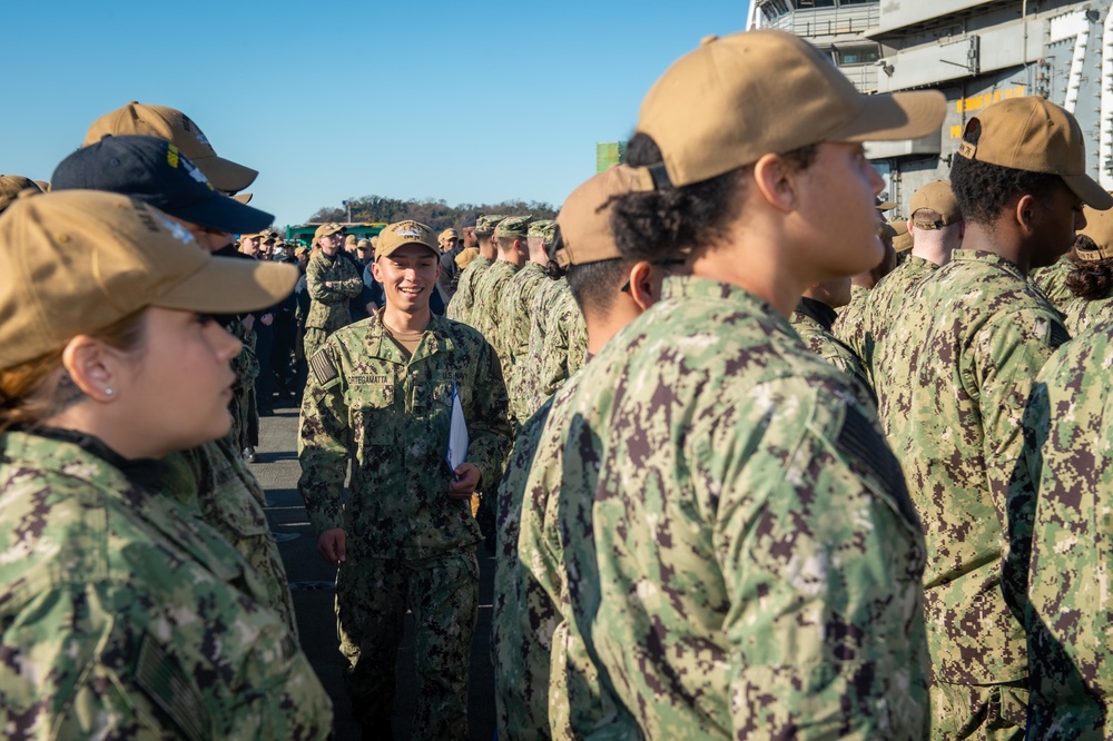 USS Ronald Reagan (CVN 76) Frocking Ceremony