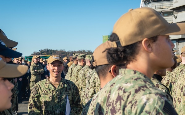 USS Ronald Reagan (CVN 76) Frocking Ceremony