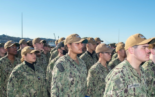USS Ronald Reagan (CVN 76) Frocking Ceremony