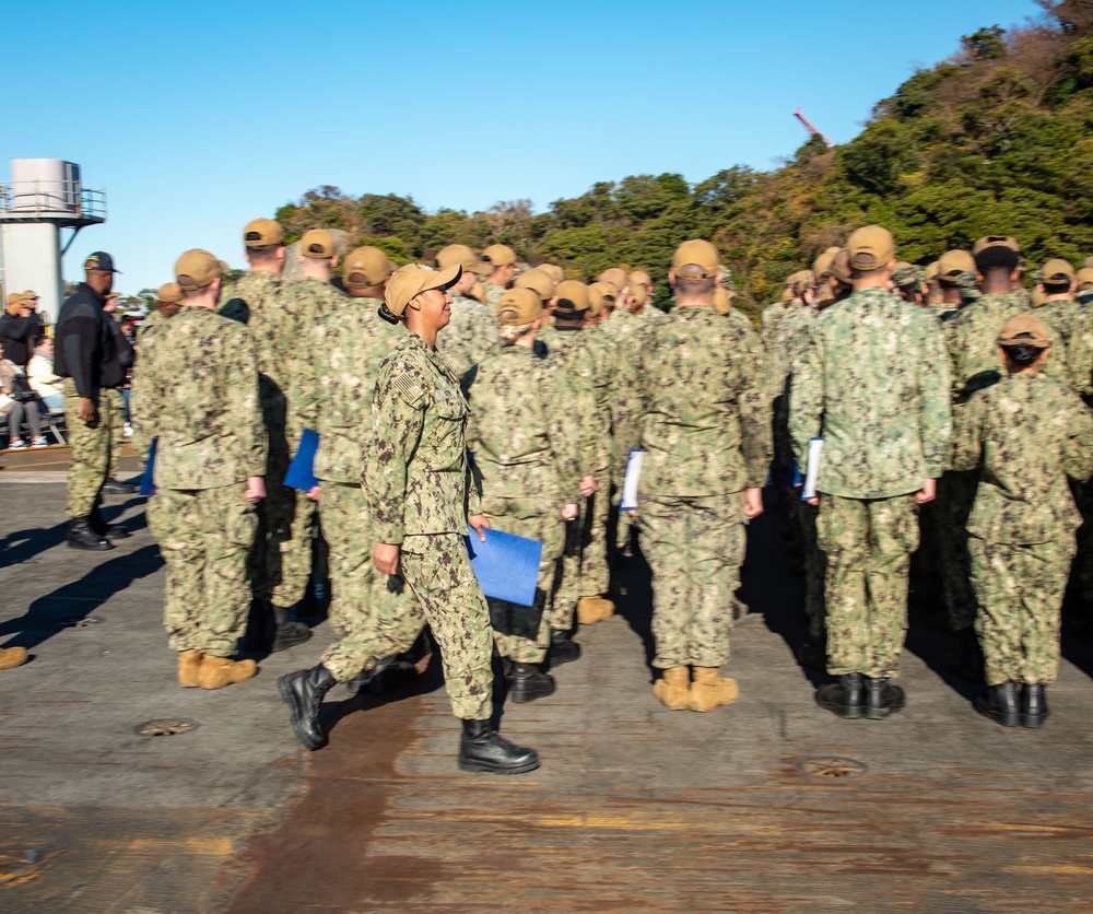 USS Ronald Reagan (CVN 76) Frocking Ceremony