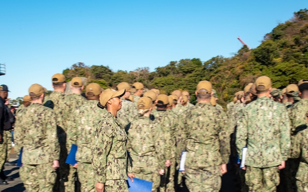 USS Ronald Reagan (CVN 76) Frocking Ceremony