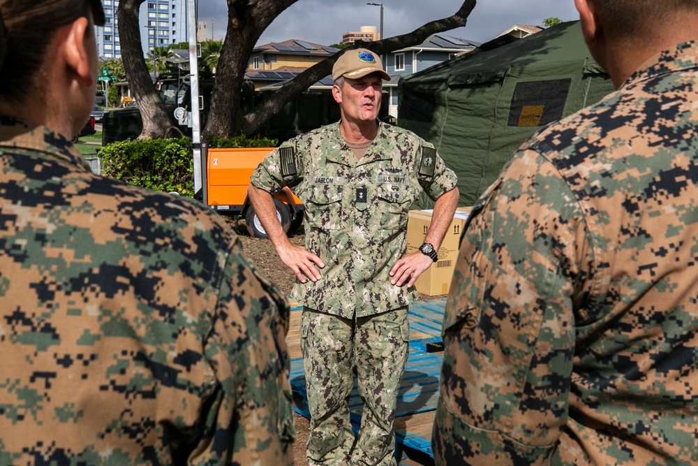 Marines with CLR-3 respond in support of Joint Base Pearl Harbor-Hickam residents