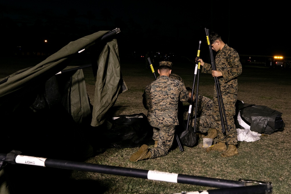 Marines with CLR-3 respond in support of Joint Base Pearl Harbor-Hickam residents