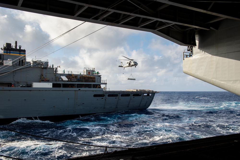 Truman is operating as part of the Harry S. Truman Carrier Strike Group in the Atlantic Ocean in support of naval operations