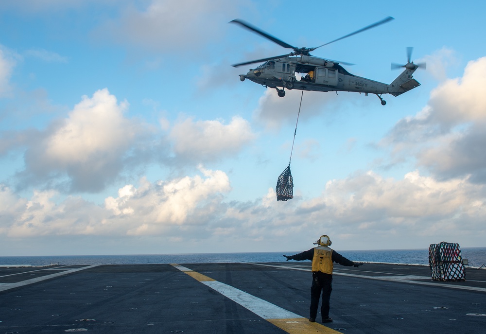 Truman is operating as part of the Harry S. Truman Carrier Strike Group in the Atlantic Ocean in support of naval operations