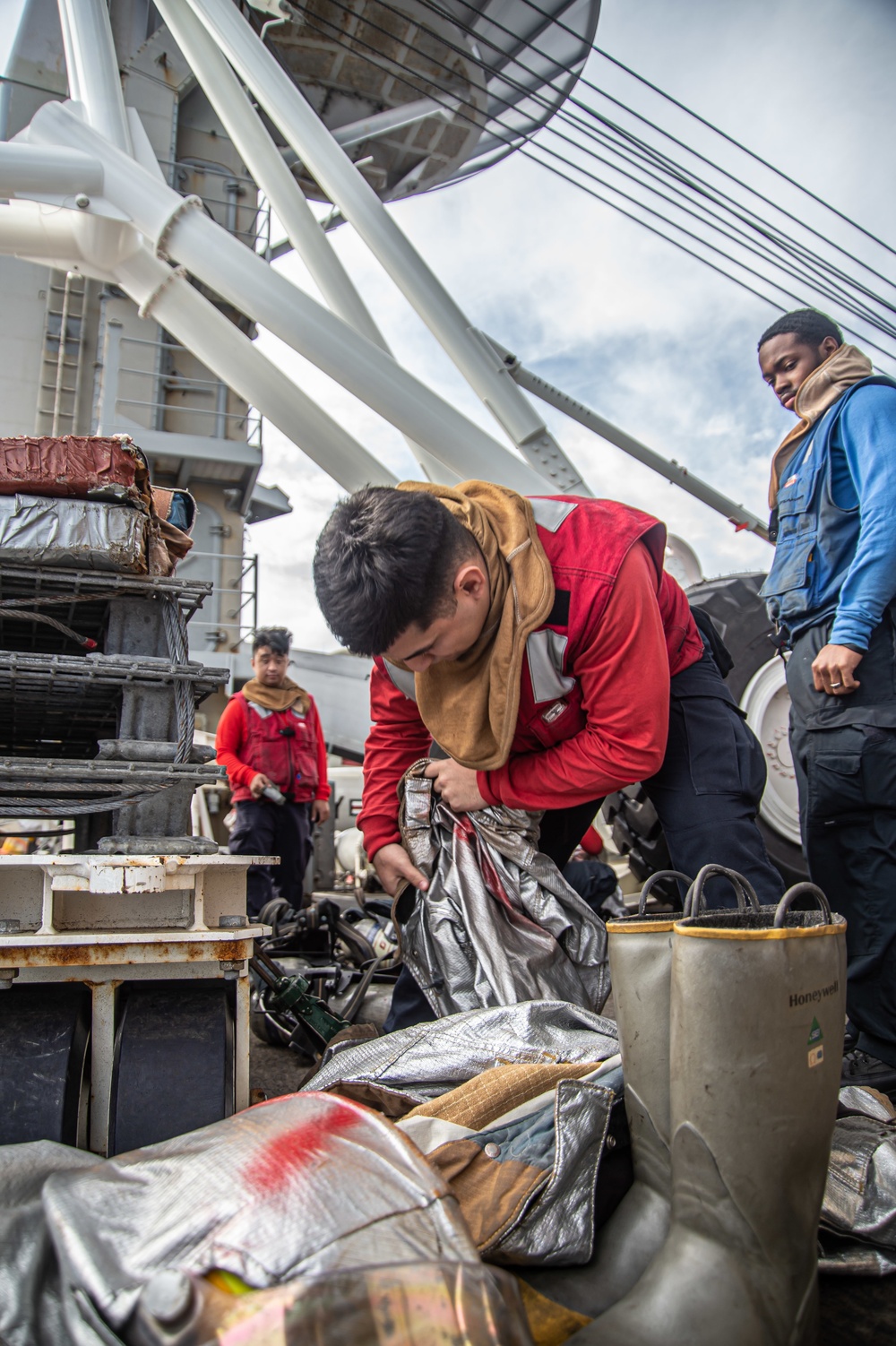 Truman is operating as part of the Harry S. Truman Carrier Strike Group in the Atlantic Ocean in support of naval operations.